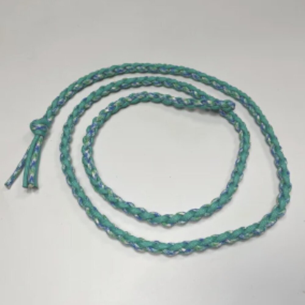 PARACORD: GOAT TIE 48" PEACOCK & SEAFOAM